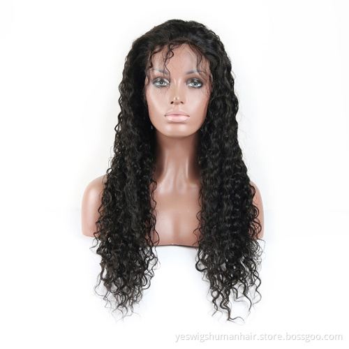 Short 10 12 Inch Indian Human Hair Swiss Lace Wig For Women Loose Deep Indian Hair Lace Frontal Wig Wholesale Vendor From China